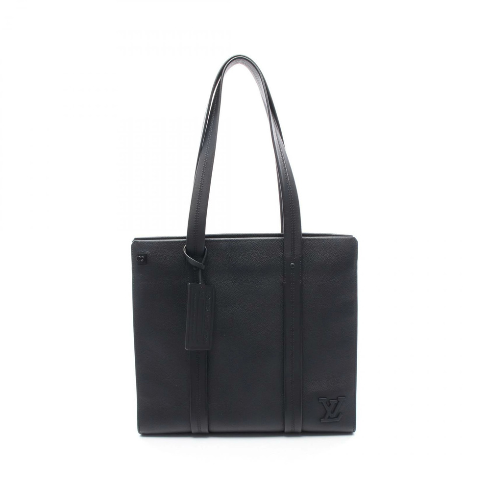 Louis Vuitton Takeoff Tote Aerogram Noir Black Bag Leather Black